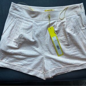 NWT Women's Textured Pale Pink Shorts